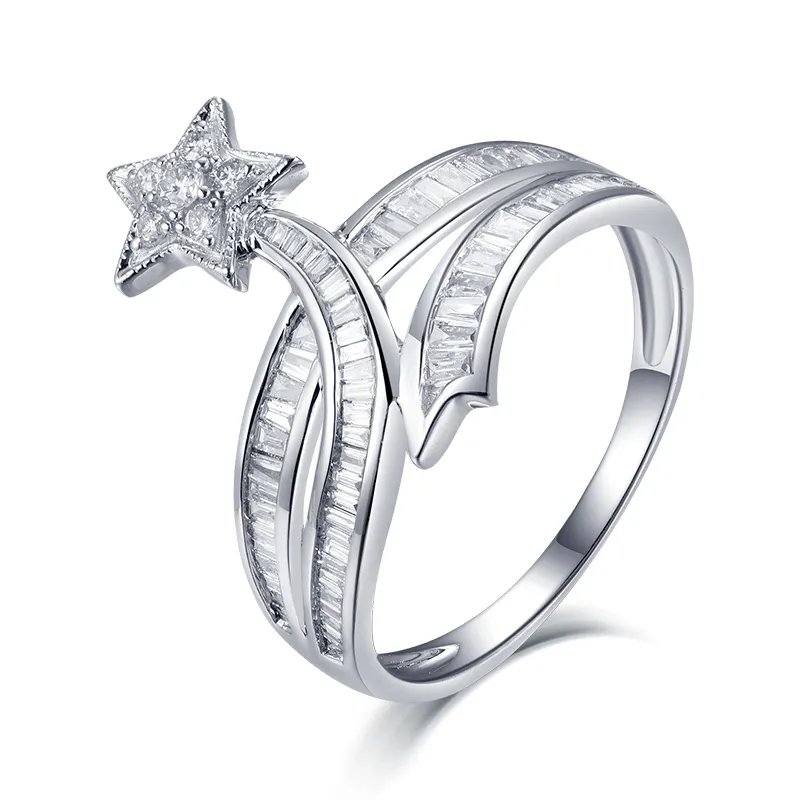 Tonglin anéis de casamento dourados, joias com design simples de moda, joia de ouro real, 14k, 18k, ouro puro, anel de noivado