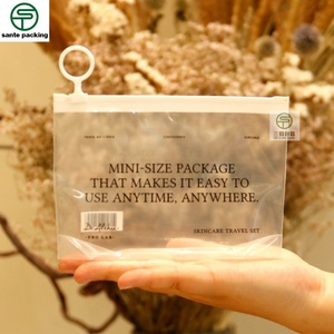 Custom Clear Sealing Zipper Lock Bag Printed Bra Packaging CPE Material Recyclable Eco-Friendly for Underwear Clothing Socks - Product Image 6