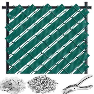 Ruban de confidentialité vert <span class=keywords><strong>pour</strong></span> clôture, résistant aux UV / Ruban de confidentialité vert en <span class=keywords><strong>PVC</strong></span> - Product Image 3