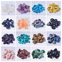 Vente en gros de 46 types de pierres brutes de matériaux mixtes de haute qualité pour la décoration et les cadeaux