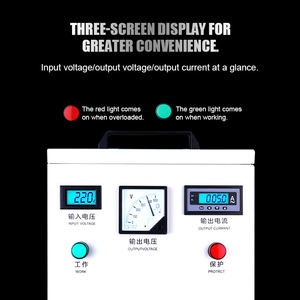 15KVA Stromversorgungstransformator Konverter 220V Einphasig 380V Dreiphasig 3-Phasen 4 Elektronisches LCD TOROIDAL Kupferspule - Product Image 3