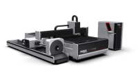 DF4015GL 6000W Machine de découpe laser fibre CNC 4 axes pour tôles et tubes, système de contrôle Cypcut, tête de découpe Yaskawa, nouvelle génération AI/LAS