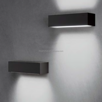Applique murale extérieure LED moderne minimaliste SENZHAO, étanche IP65, pour villa, cour, porche, décoration extérieure