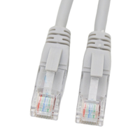 Câble Ethernet LAN XYS personnalisé plat Cat5e non blindé RJ45 8P8C 1 Gbit/s avec conducteur en cuivre pur 24/26/28AWG
