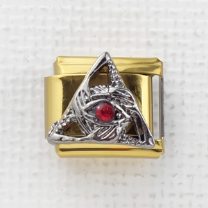 Italian <b>Charm</b> Gothic Style DIY Bracelet Stainless Steel with Gold Plating Trendy Gothic Fashion Bracelet - Product Image 4