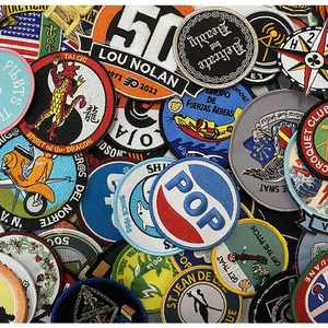 Qualité Broderie Autocollants Presse À Chaud Badge Vêtements Tissé Tissu <span class=keywords><strong>Feutre</strong></span> Personnalisé Broderie Patch Fer sur Patch Applique pour Jeans - Product Image 3