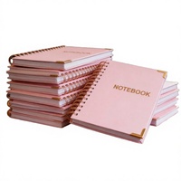 Agenda personnalisé A5 à spirale avec couverture en papier, non daté, hebdomadaire/mensuel, carnet de notes (100 pages)