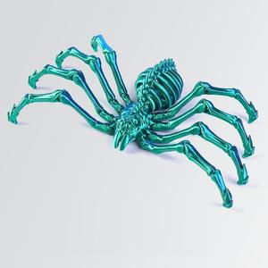 Jouet araignée imprimé en <span class=keywords><strong>3D</strong></span> à grande échelle, en tiges durables PLA/PETG, modèle d'arachnide réaliste personnalisé, accessoires pour décoration effrayante d'Halloween - Product Image 3