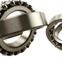 Roulements à billes à double rangée auto-alignants BMT importés en gros d'usine 2205/2206, cage en acier chromé, faible bruit, haute précision, 25 mm