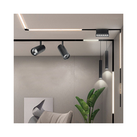 Système d'éclairage sur rail LED, projecteur linéaire 10W 20W 30W, luminaires encastrés ou à poser, vente en gros