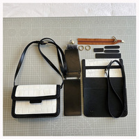 Nouveau kit de bricolage pour sac à main, écologique et durable |   Sac à bandoulière en cuir PU pré-perforé |   Vente en gros de sacs à main créatifs faits à la main