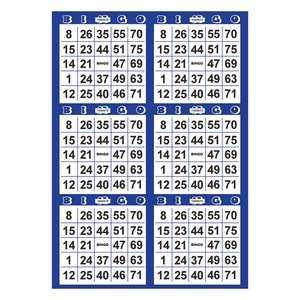 Jeux de Bingo à Gratter Personnalisés Écologiques avec Conception Gratuite pour Clubs de Loisirs - Product Image 6