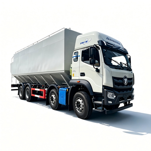 รถบรรทุกน้ำมันเชื้อเพลิงฟอตอน 8×4 ใหม่ ขนาด 48000 ลิตร ยูโร 5 ดีเซล สำหรับขนส่งธัญพืชและอาหารสัตว์ - Product Image 1