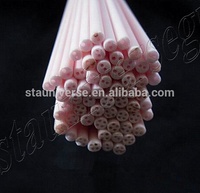 Tube d'isolation haute température en céramique d'alumine Al2O3, tube en céramique de porcelaine, tube en céramique nitrurée au silicium Si3N4