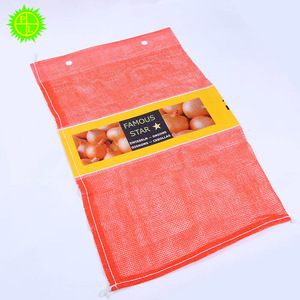 20kg 25kg 30kg PP sac d'emballage en maille de fruits pour pommes de terre sacs en maille réutilisables pour légumes, <span class=keywords><strong>ail</strong></span> et oignon - Product Image 2