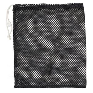 Sacs à provisions fourre-tout en maille de polyester recyclé avec logo personnalisé, sérigraphie avec cordon de serrage, en coton du Vietnam PP/PC - Product Image 4