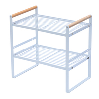 PYJ – support de cuisine multifonctionnel en métal, organisateur de vaisselle et d'épices, emplacement de rangement, support d'assaisonnement de bureau, support d'assaisonnement en métal