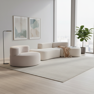 Canapé modulaire sectionnel moderne et minimaliste 2026 YISI, prix usine, écologique, rembourré en éponge, compressé sous vide - Product Image 2