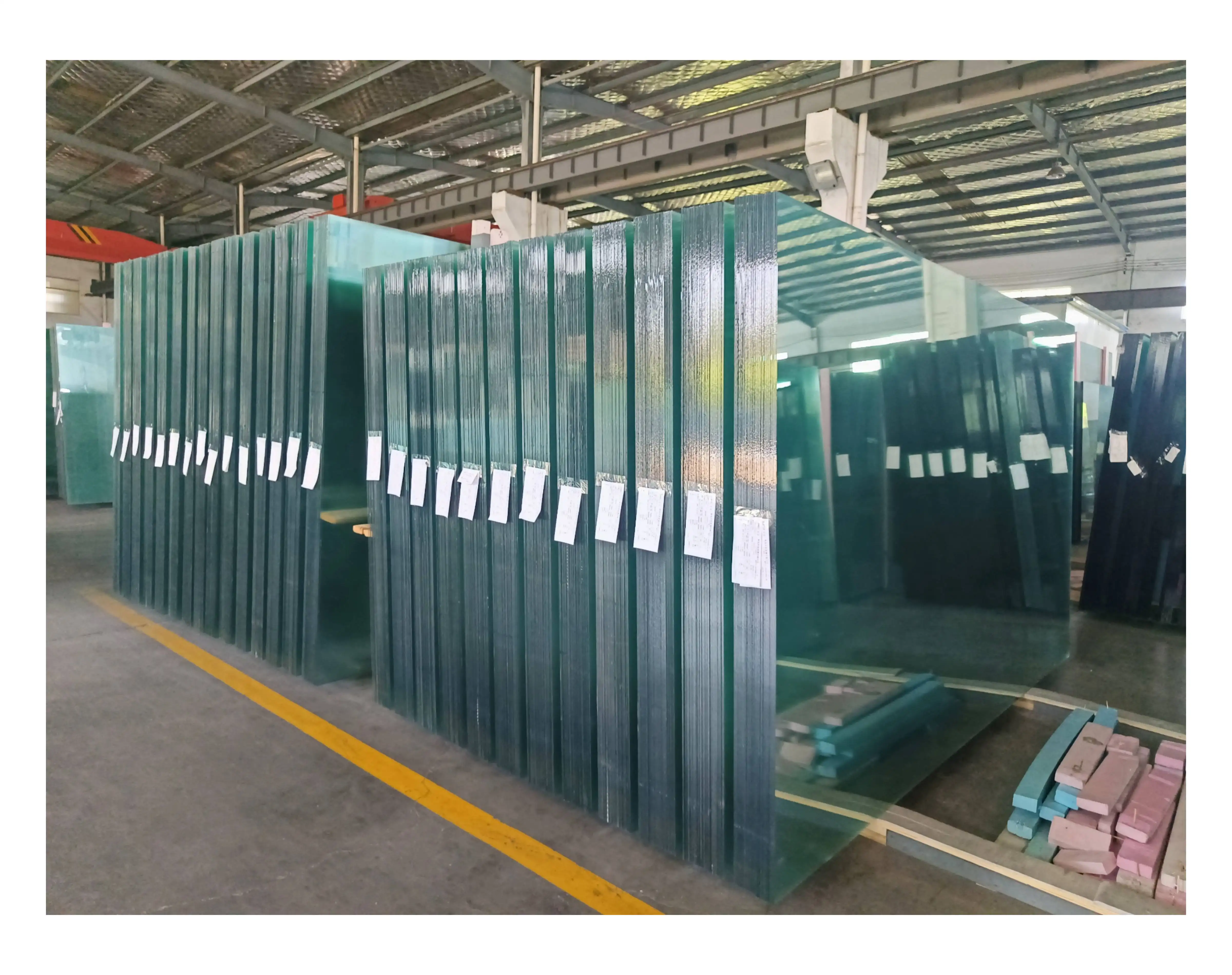 Safety Laminated Glass Tempered 10mm glass sheets of clear glass