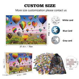 Nhà sản xuất tùy chỉnh giấy ghép hình câu đố cho người lớn & trẻ em cho chào đón Quà Tặng & Thương mại cho thấy khuyến mại đồ chơi - Product Image 4