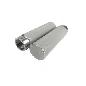 1 3 5 10 Micron 316 316L Stainless Steel Sintered Tube 10 Micron Powder Sintered Filter Tube