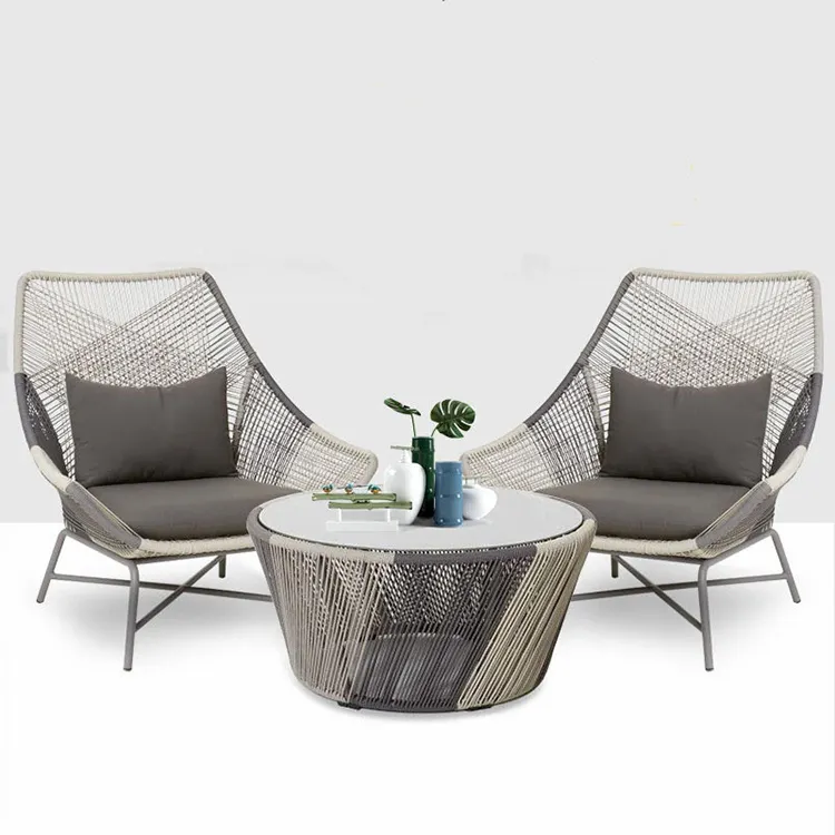 Nordic outdoor furniture factory selling all-weather garden rattan furniture chair