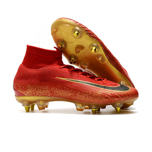 Botas de Fútbol Profesionales para Entrenamiento en Exteriores, Tacos para Terreno Blando, Tobillo Alto, VI <span class=keywords><strong>Cr7</strong></span> SG, Venta al Por Mayor de Fábrica - Product Image 1