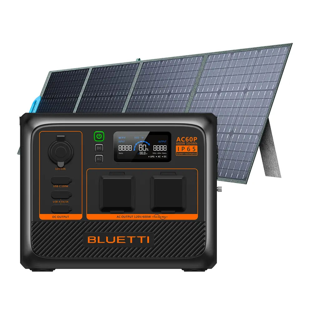 Solarsystem für Camping mit 200 W Solarpanels angetriebener Generator für Heimgebrauch und Notfallgebrauch