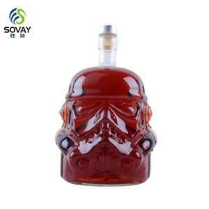 Ensemble de <span class=keywords><strong>carafe</strong></span> à whisky, flacon à whisky, <span class=keywords><strong>carafe</strong></span> à vin, bouteille en verre Stormtrooper 750 ml pour alcool, liqueur, brandy, vodka, whisky - Product Image 5
