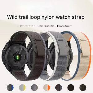 Bracelet en nylon élastique Upro Apline Loop pour Garmin Fenix 8 7X Pro 6X 5X, libération rapide, bracelet de sport en nylon pour montre intelligente d'extérieur - Product Image 4