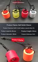 Sifflet d'entraînement en silicone pour la chasse et le tir sur cible - Sifflet durable de 3,5 cm avec corde réglable pour l'entraînement en extérieur