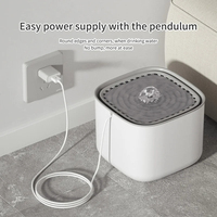 Fontaine d'eau automatique intelligente pour animaux de compagnie, distributeur de boisson électrique muet pour chat, Usb 3L