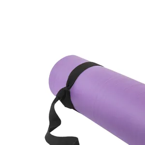 SHENGDE yüksek kalite 10mm NBR Pilates ve Yoga Mat gelişmiş kavrama desteği spor baskılı kauçuk köpük High-End spor aracı
