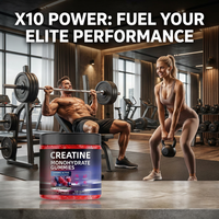 Gummies de créatine monohydrate OEM : Force, puissance, croissance musculaire maigre, énergie, endurance, récupération, performance athlétique, fitness à croquer