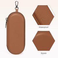 SIYOUCASE nouveauté Double face lunettes étui de rangement rigide en cuir écologique Eva étui de protection pour lunettes de soleil et lunettes de lecture