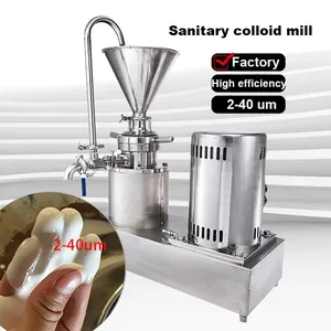 High Capacity Stainless Steel Colloid Mill Peanut Butter Making Machine Tahini Colloid Grinder On Sale