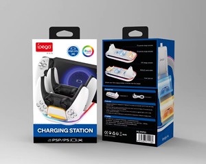 PG-P5P03 Base de Carga Portátil 3 en 1 para <span class=keywords><strong>PS5</strong></span>/<span class=keywords><strong>PS5</strong></span> Slim, Estación de Carga, Soporte <span class=keywords><strong>Cargador</strong></span>, Fuente de Alimentación - Product Image 6