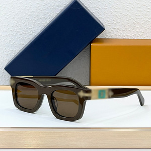 Gafas de Sol Cuadradas Z2556, Montura de Acetato Negro, Protección UV400, Estilo Urbano Unisex - Product Image 2