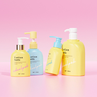 Conteneur en plastique coloré de 215 ml et 540 ml, flacons à pompe en PE pour shampooing et après-shampooing, emballage cosmétique