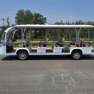 Furgone elettrico new energy 1100kg 14 passeggeri navetta elettrica City Sightseeing Bus in vendita ev car