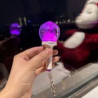 Mini Concert Cheer ing Light Stick Schlüssel bund Anhänger Austauschbarer Lichtst reifen Auto Schlüssel ring Blinkender Schlüssel bund