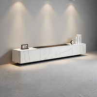 Meuble TV de style design avec foyer intégré, meuble TV moderne de luxe pour la décoration intérieure
