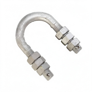 Hot Dip Galvanized U Bolt <b>Power</b> Line Hardware for 10kV Overhead Distribution Line - Product Image 1