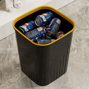 Contenedor de Basura Rectangular de 12L, Tamaño Grande, para Uso en Interiores, Hogar, Cocina, Oficina - Product Image 4