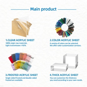 Plaque acrylique <span class=keywords><strong>miroir</strong></span> dorée haute brillance 1,3 mm-3 mm, autocollante, pour enseignes publicitaires - Product Image 4