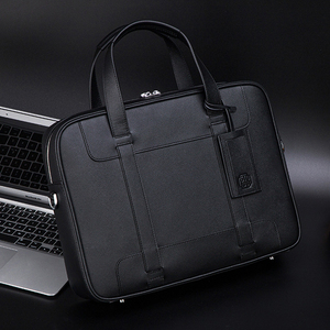 Maletín de Cuero Saffiano de Diseño OEM para Portátil, Maletín de <span class=keywords><strong>Abogado</strong></span>, Bolsos de Trabajo de Oficina, Bolso de Mano para Hombre de Negocios - Product Image 6
