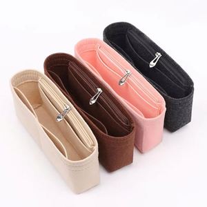 Felt Insert Bag <b>Organizer</b>, Makeup <b>Organizers</b>, Liner Perfect for Brand Women's Handbags for and <b>Cosmetic</b> Bags - Product Image 1