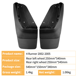 Garde-boue de voiture pour Toyota 4 <span class=keywords><strong>Runner</strong></span> 2000-2002 Garde-boue de voiture en plastique de haute qualité Accessoires d'extérieur de voiture - Product Image 3
