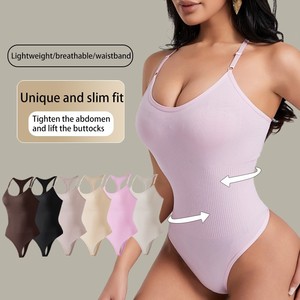 Body <span class=keywords><strong>Modellante</strong></span> Senza Cuciture ad Alta Compressione per il Controllo della Pancia, Shapewear Quotidiano per Donne, Taglie Forti, Solleva Glutei, con Servizio ODM - Product Image 1