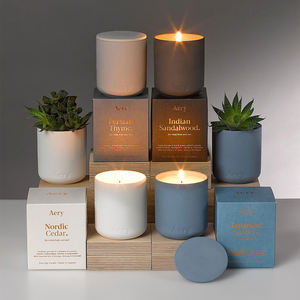 AIKUN Ceramic Scented <strong>Candle</strong> Eco Friendly Soy Wax Custom Label Strong Aroma For Living Room Bedroom Spa Party <strong>Candle</strong> - Product Image 3